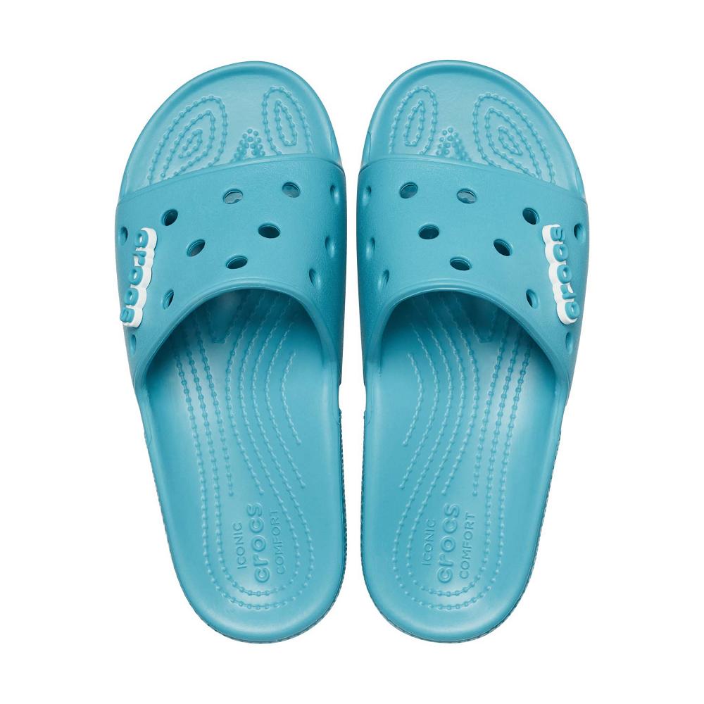Blue Women's Crocs Classic Slides | NZ 0616KORI